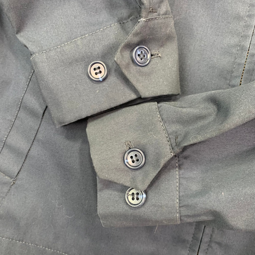 Vintage London Fog Navy Harrington Jacket 38R Drizzler Retro Mod Zip - Picture 13 of 14